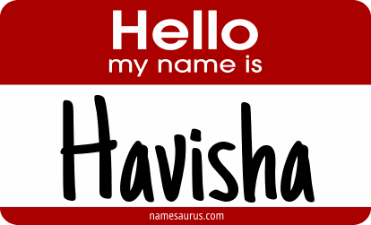Hello my name is Havisha png download