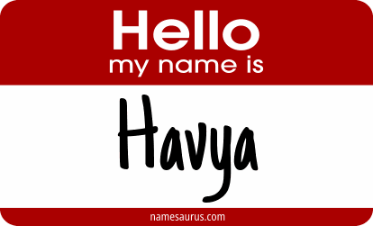 Hello my name is Havya png download