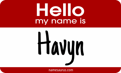Hello my name is Havyn png download