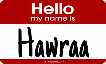 Hello my name is Hawraa png download