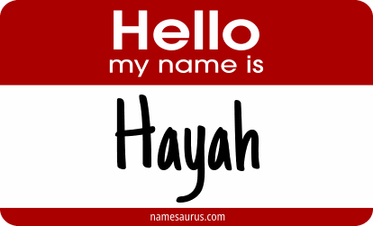 Hello my name is Hayah png download
