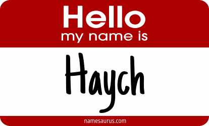 Hello my name is Haych png download