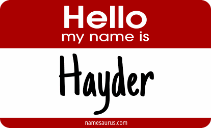 Hello my name is Hayder png download