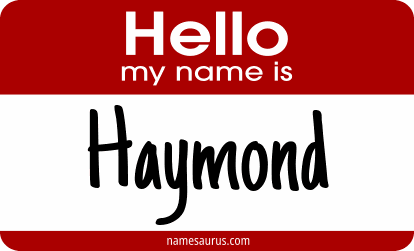 Hello my name is Haymond png download