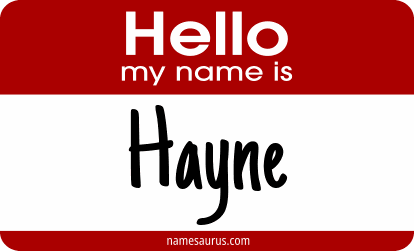 Hello my name is Hayne png download