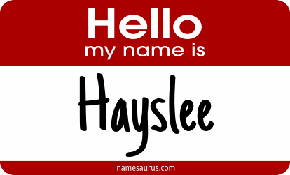 Hello my name is Hayslee png download