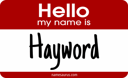 Hello my name is Hayword png download