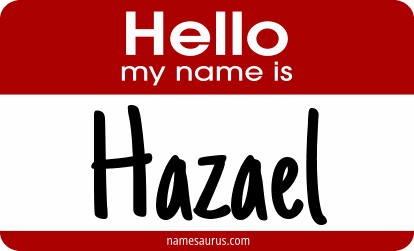 Hello my name is Hazael png download