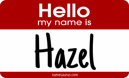 Hello my name is Hazel png download