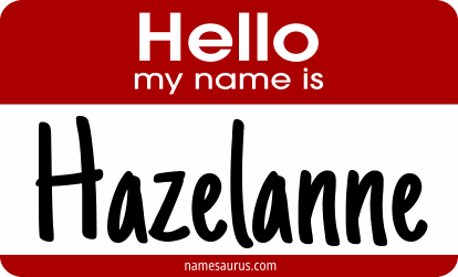 Hello my name is Hazelanne png download