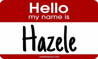 Hello my name is Hazele png download