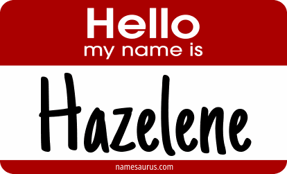 Hello my name is Hazelene png download