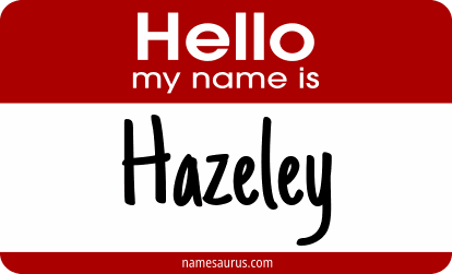 Hello my name is Hazeley png download
