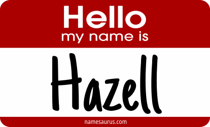 Hello my name is Hazell png download