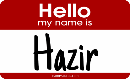 Hello my name is Hazir png download