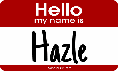 Hello my name is Hazle png download