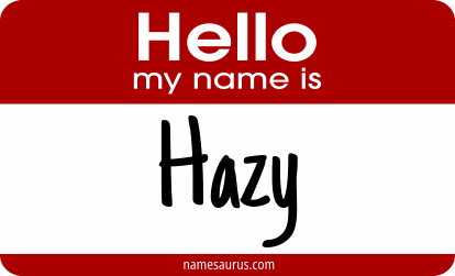 Hello my name is Hazy png download