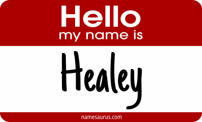 Hello my name is Healey png download