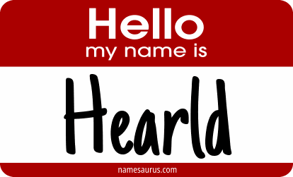 Hello my name is Hearld png download