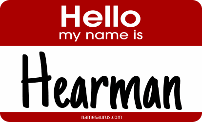 Hello my name is Hearman png download