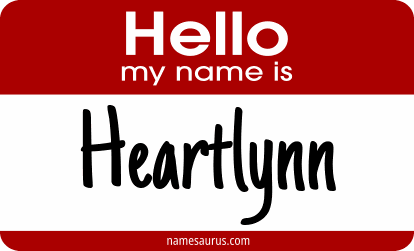 Hello my name is Heartlynn png download
