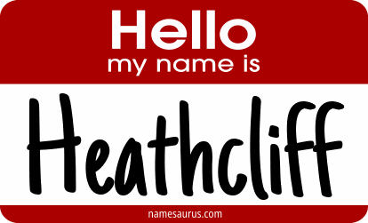 Hello my name is Heathcliff png download