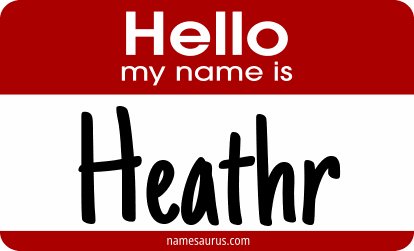 Hello my name is Heathr png download
