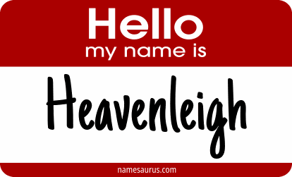 Hello my name is Heavenleigh png download