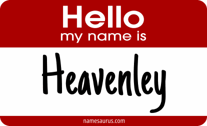 Hello my name is Heavenley png download