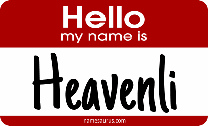 Hello my name is Heavenli png download