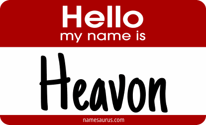 Hello my name is Heavon png download