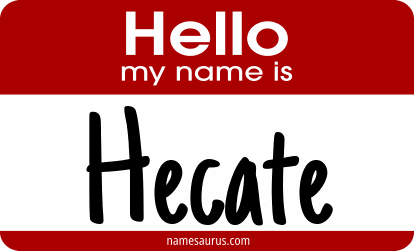 Hello my name is Hecate png download