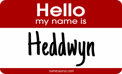 Hello my name is Heddwyn png download