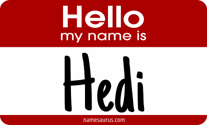 Hello my name is Hedi png download