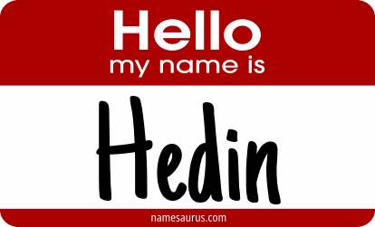 Hello my name is Hedin png download