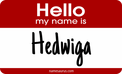 Hello my name is Hedwiga png download
