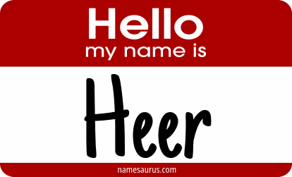 Hello my name is Heer png download