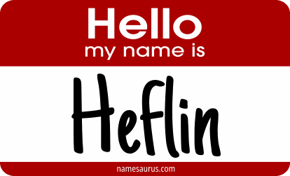 Hello my name is Heflin png download