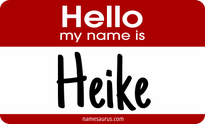 Hello my name is Heike png download