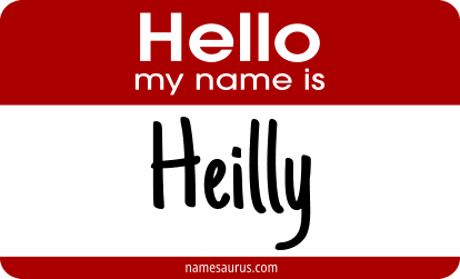 Hello my name is Heilly png download