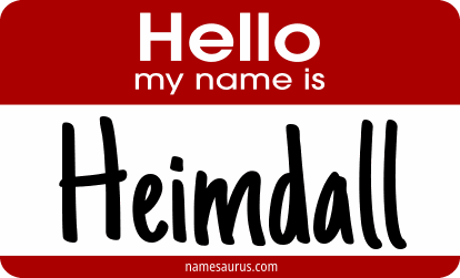 Hello my name is Heimdall png download