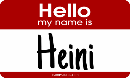 Hello my name is Heini png download