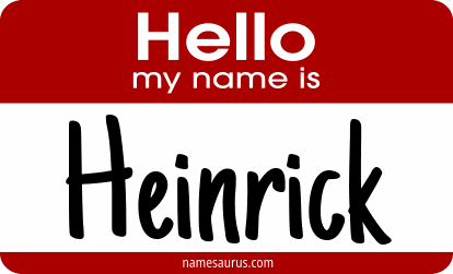 Hello my name is Heinrick png download