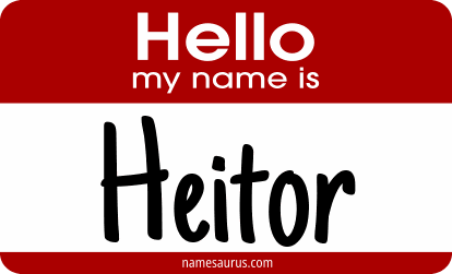 Hello my name is Heitor png download