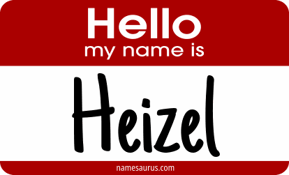 Hello my name is Heizel png download