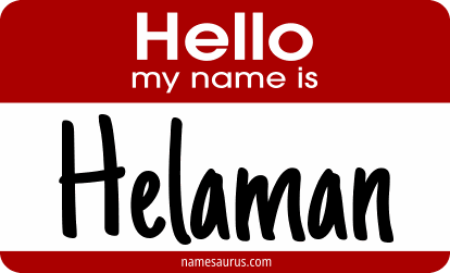 Hello my name is Helaman png download