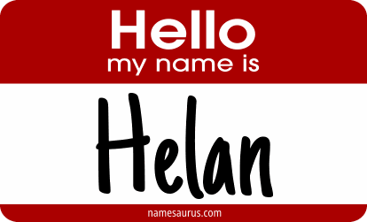 Hello my name is Helan png download