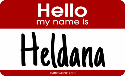 Hello my name is Heldana png download