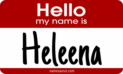 Hello my name is Heleena png download