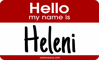 Hello my name is Heleni png download
